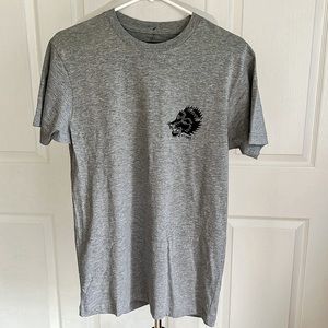 Stance Logo The Crew T Gray and Black Tee Shirt Mens Small
